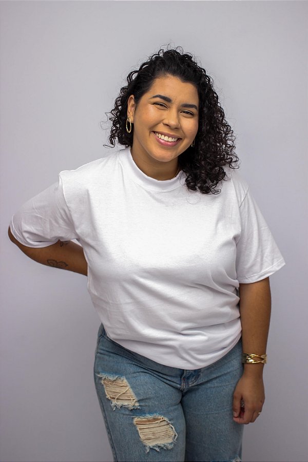 CAMISETA OVER UNISSEX "EXCLUSIVE" - Branca