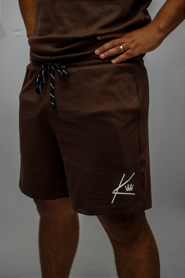 SHORTS KING MARROM