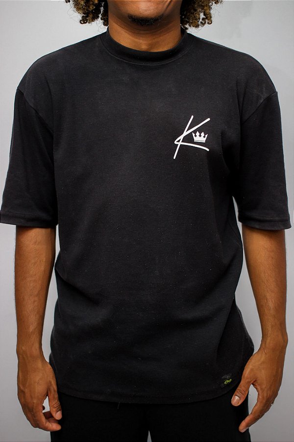 CAMISETA OVER KING PRETA