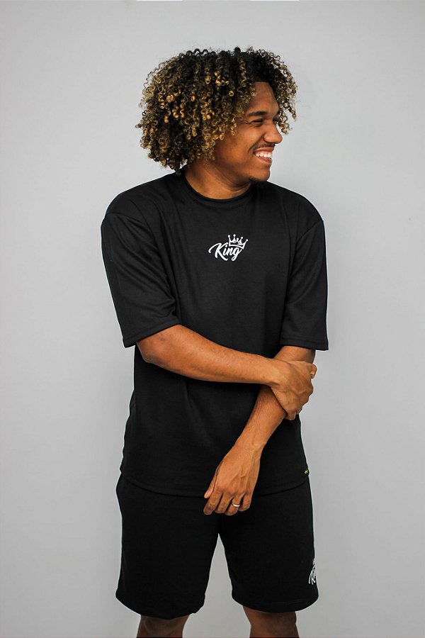 CONJUNTO OVER TIGRE PRETO