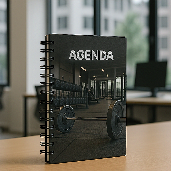 Agenda Controle de Academia com 370 pág.