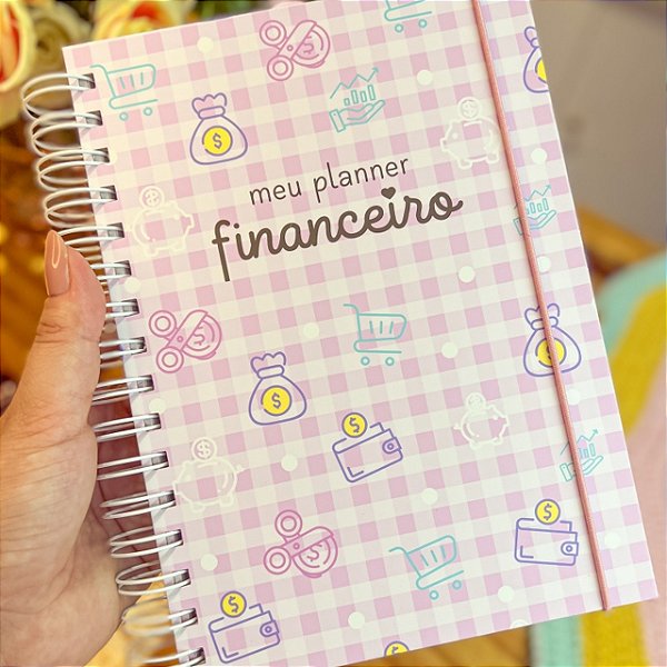 Agenda controle financeiro. Com 156 páginas.