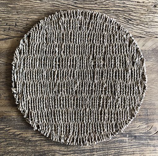 Sousplat palha aramado  38cm