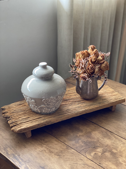 Suporte rústico madeira de demolição 21 x 54 4960