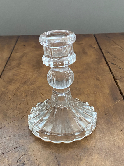 Castiçal vidro 10,5x 8cm 5035