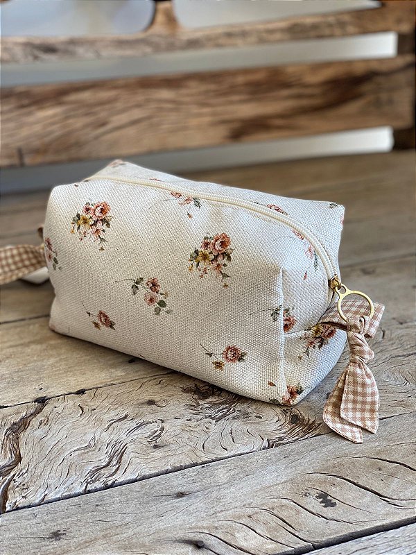 Necessaire linho estampa Ana 2784