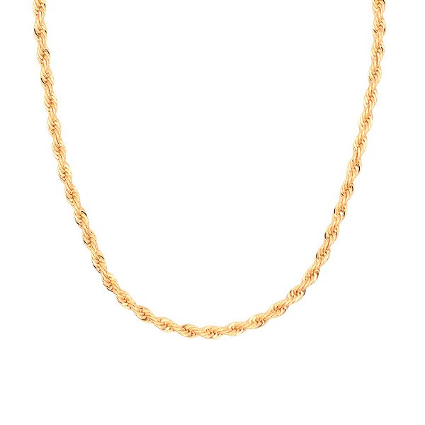 Choker Cordão Baiano Banhado a Ouro 18K