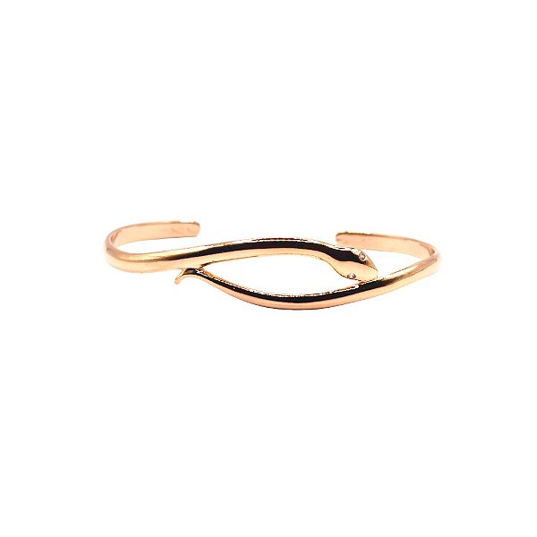 Bracelete Cobra Banhado a Ouro 18k