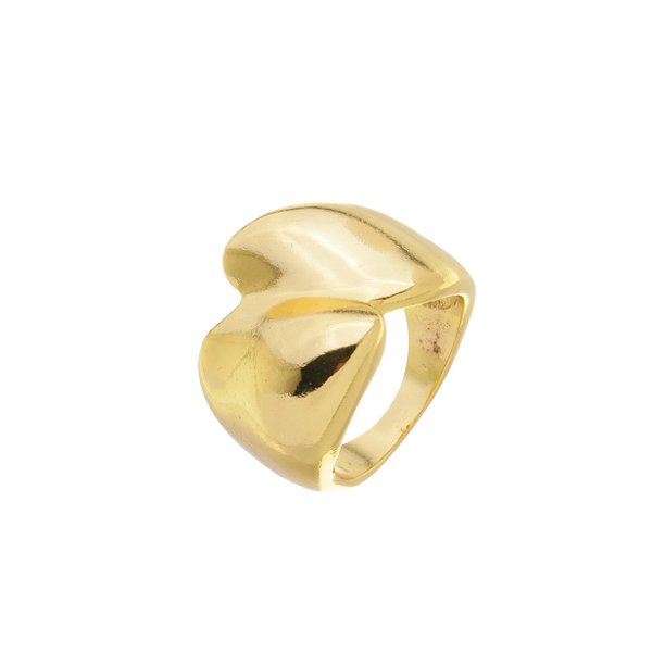 Anel Tarsila  banhado a ouro 18k