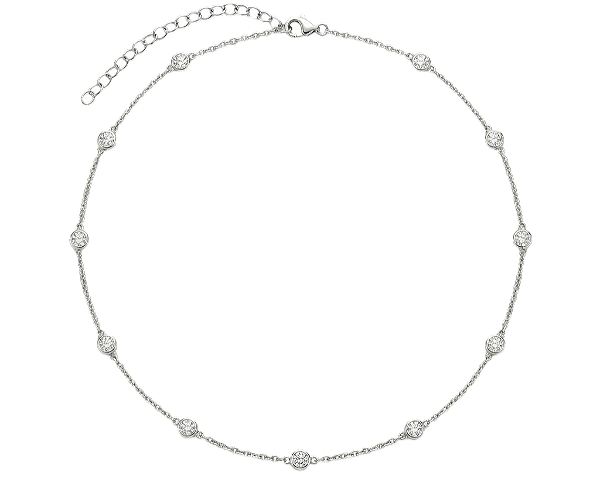 Chocker Cristais Branco