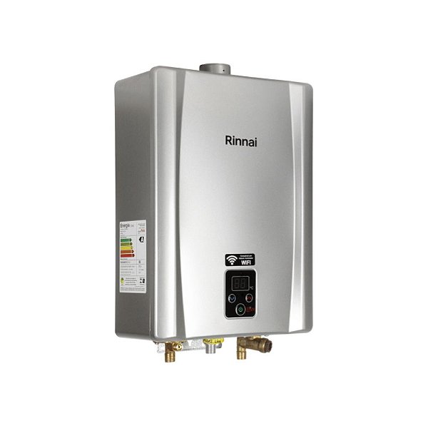 AQUECEDOR RINNAI REUE 211 FEH GLP PRATA