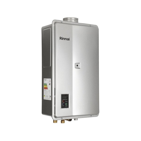 AQUECEDOR RINNAI REU 2402 FEH GLP PRATA