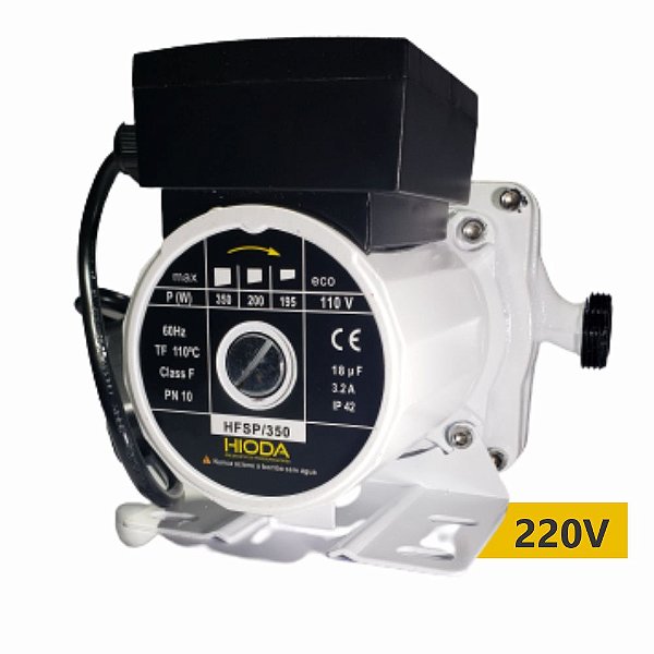 BOMBA DE PRESSURIZAÇÃO OU CIRCULAÇÃO 350W 220V FERRO - HIODA - HFSP35-220