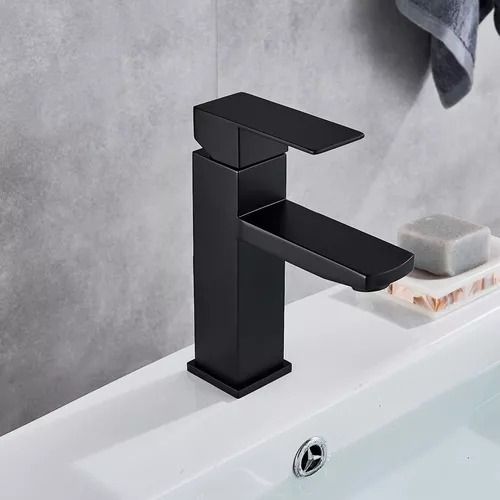 Torneira De Pia Banheiro 1/4 Volta Lavabo Luxo Metal Preta Black Sowshop