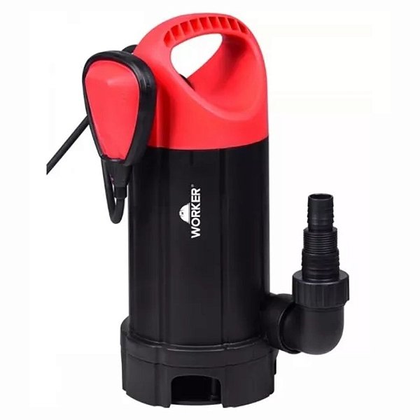 Bomba submersível 1HP 750W Para Drenagem Agua Sapo Submersa