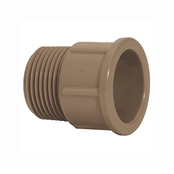 Adaptador Soldavel Curto 25mm X 3/4 Marrom Krona
