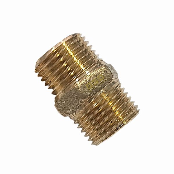 Niple Macho De 1" Em Latão Amarelo bsp Hidráulica Gás Sowshop