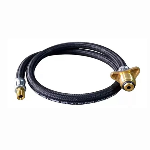 Mangueira Chicote Pig Tail para Botijão ULTRA 1 Metro Hidráulica Gás Sowshop