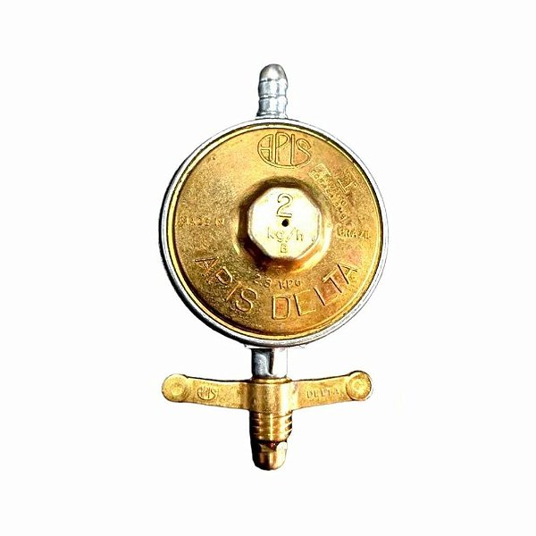Regulador Pressão Gás 2kg Médio 3944-01 Rosca 3/8 bm Apis/Delta