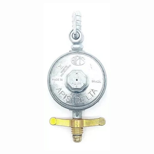 Regulador Pressão Gás 1kg Pequeno 3255-01 Rosca 3/8 bm Apis/Delta