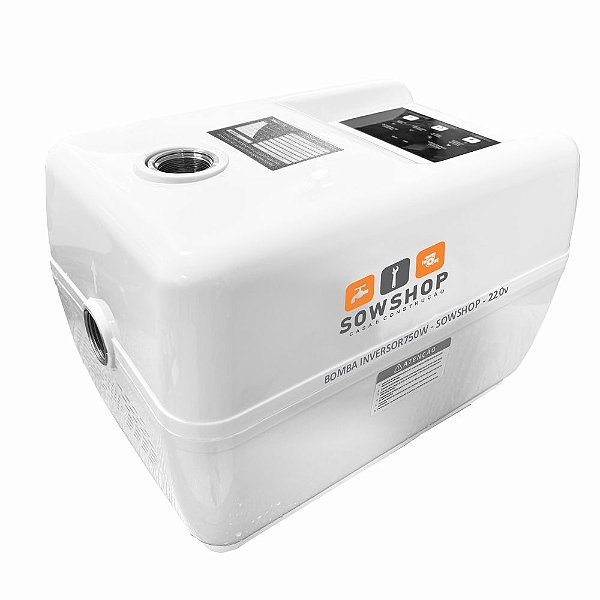 Bomba Inversor de Frequencia Pressurizador Sowshop 750W 1CV 220v
