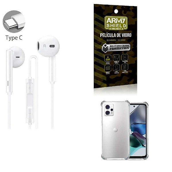 Fone de Ouvido E7s P/ iPhone, Android, Samsung, Motorola música e