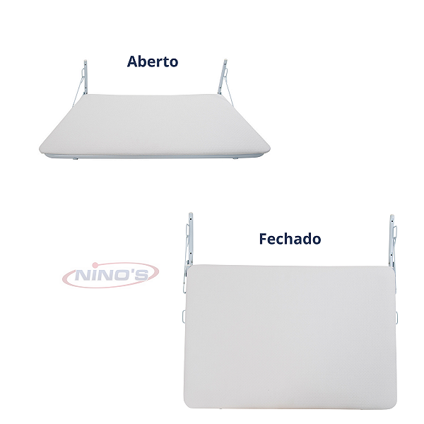 Trocador De Parede Para Bebê Branco Ninos