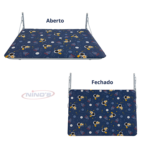 Trocador De Parede Para Bebê Astronauta Ninos