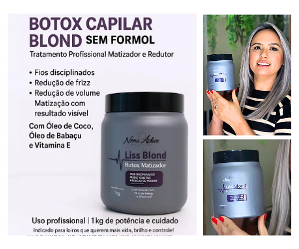 BOTOX CAPILAR BLOND 3 EM 1