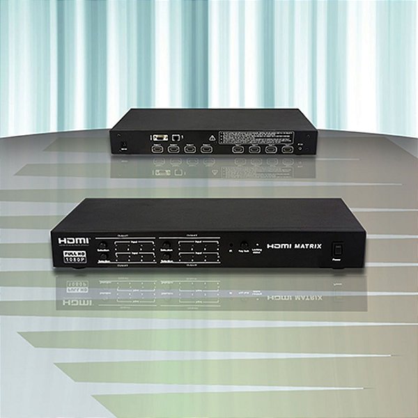 Diamond Cable MX-3344 - Matriz HDMI 4 entradas X 4 saídas HDMI com controle remoto