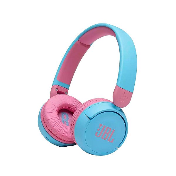 JBL Jr310BT Fone de Ouvido Bluetooth Infantil On-Ear Bateria 30 Horas