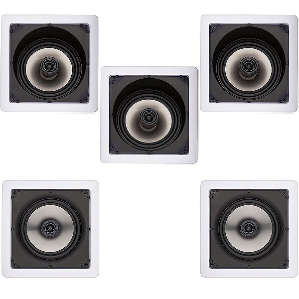 Kit 5.0 Caixas de Embutir Loud - 3x SL6-50 + 2x SQ6-50