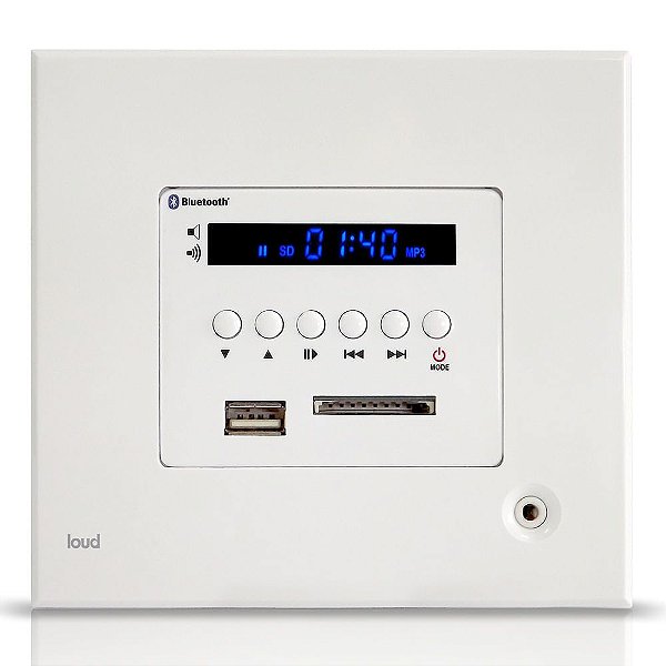 Loud LAC LX BT IR - Amplificador estéreo de parede com Bluetooth e repetidor de IR / 2ch 15W