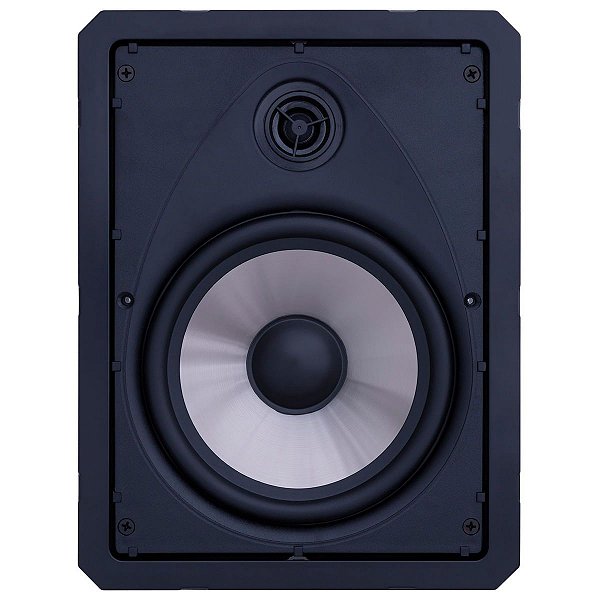 Loud LR6 120 BL (UN) - Caixa acústica de embutir Retangular Borderless 6" 120W 2 vias