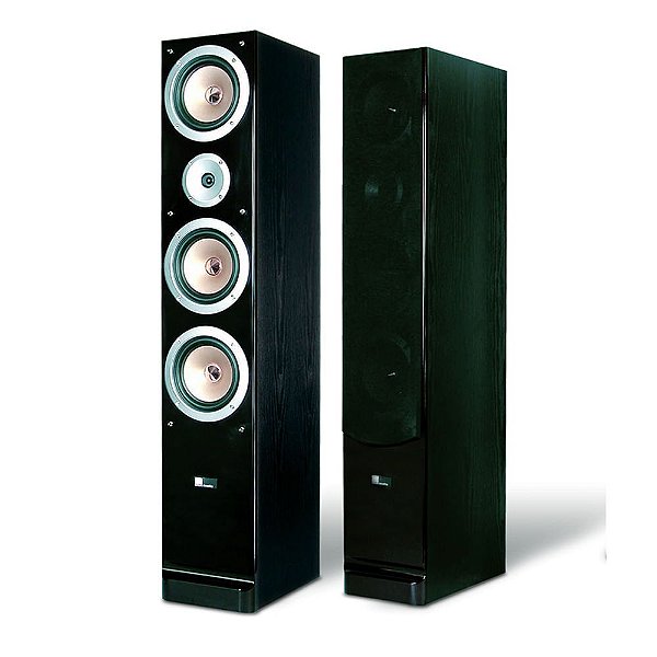 Pure Acoustics QX900F - Par de caixas acústicas Torre 300w 3-vias
