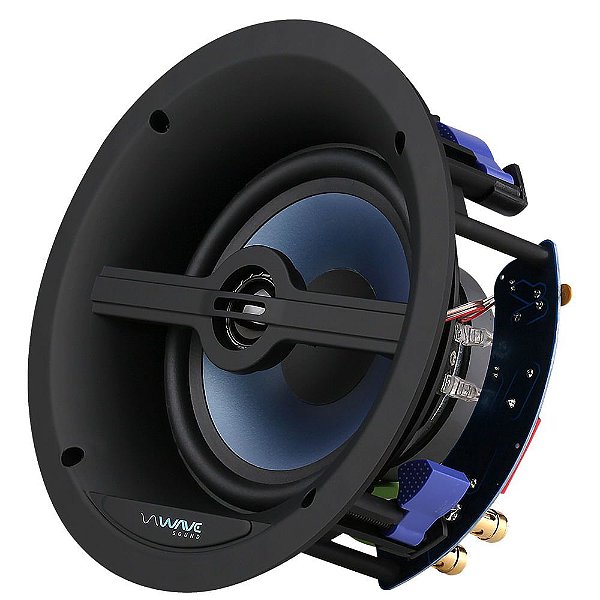 Wave Sound WSR120 - Caixa de Som de Embutir Tela Slim Quadrada 6,5" 120w