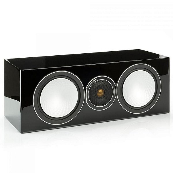 Monitor Audio Silver Centre - Caixa acústica central 150w RMS para Home Theater Preto Laqueado