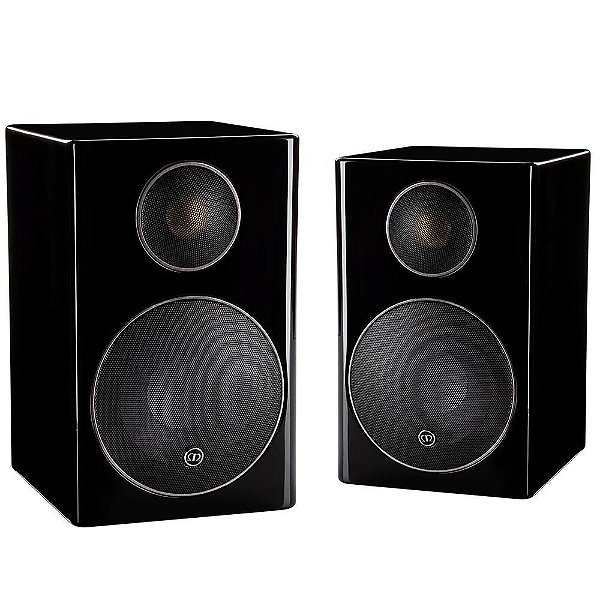 Monitor Audio Radius 90 - Par de caixas acústicas Bookshelf 2-vias 4" 100w 8 ohms Preto Laqueado