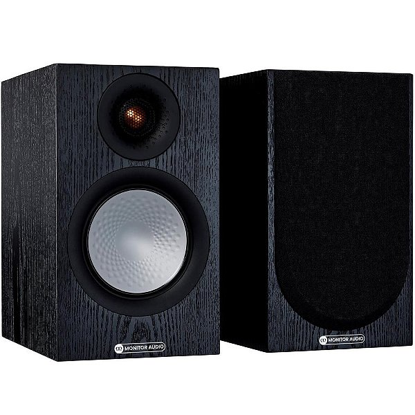 Monitor Audio Silver 50 7G Par de Caixas Acústicas Bookshelf 2-vias 100W - Preto Fosco