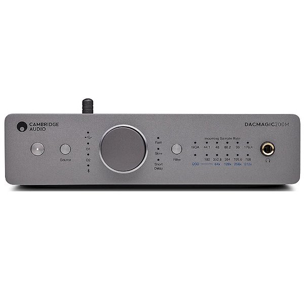Cambridge Audio DacMagic 200M Conversor Digital para Analógico Bluetooth AptX Cinza