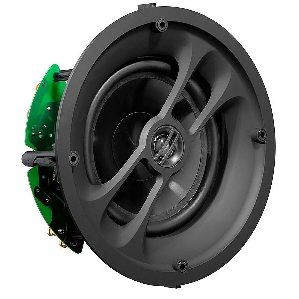 Savage HFE-8 Caixa Acústica de Embutir com Tela Magnética 8 Pol. Cone Kevlar Tweeter Domo de Seda 100W RMS Unidade