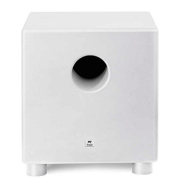 AAT Cube New Gen Premium Subwoofer Ativo 12" Pol. 700W RMS Classe AB 4 Ohms Bivolt White Fosco