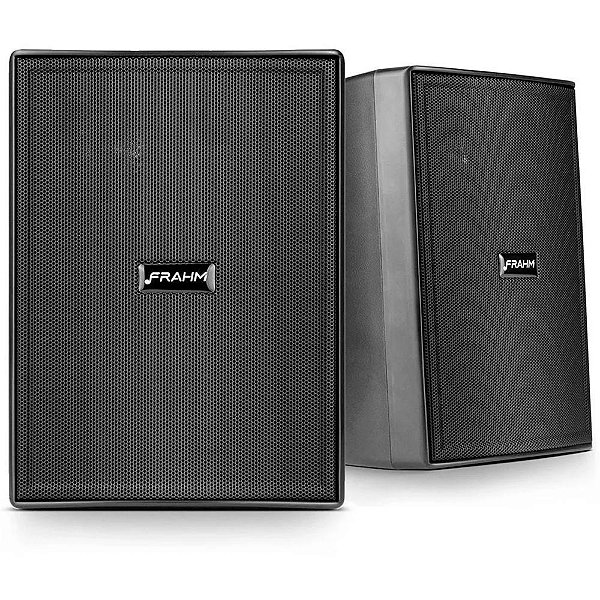Caixa De Som Passiva Frahm Ps 200 New 60W 8 Ohms 2 vias Preta Par