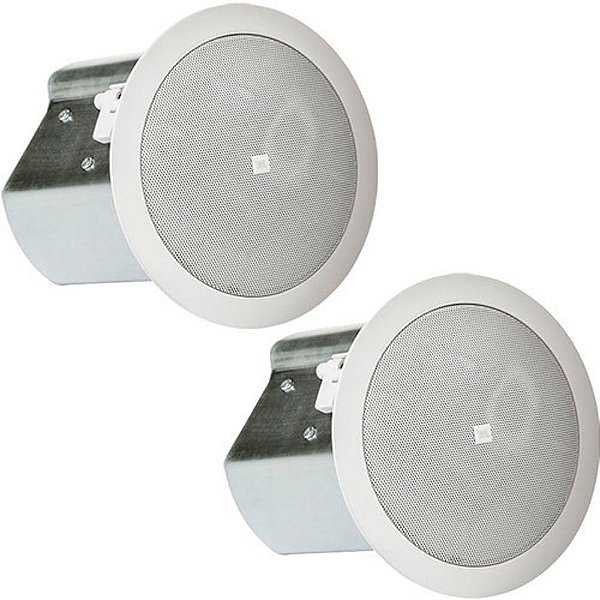 JBL Professional Control 14C/T Par de Alto-Falantes de Teto Coaxial de 2 Vias Biderecional 4" Pol. 60W 8 Ohms Branco