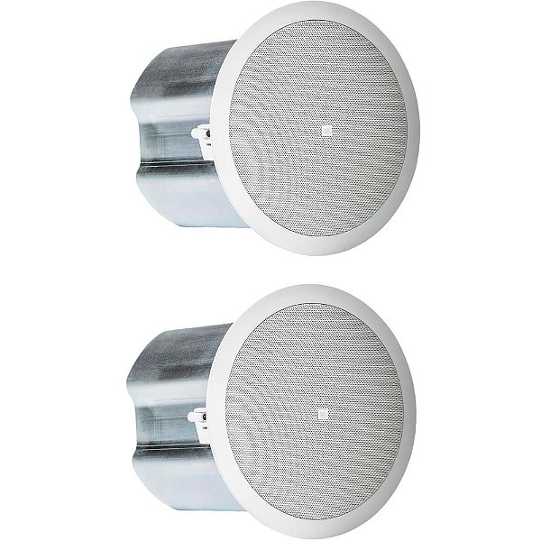 JBL Professional Control 16C/T Par de Alto-Falantes de Teto Coaxial de 2 Vias  6,5" Pol. 100W 8 Ohms Branco