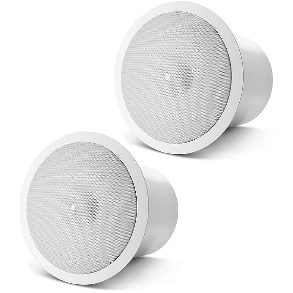 JBL Professional Control 19CST Par de Alto-Falantes Subwoofer de Teto 200W 8" Pol. 8 Ohms Branco