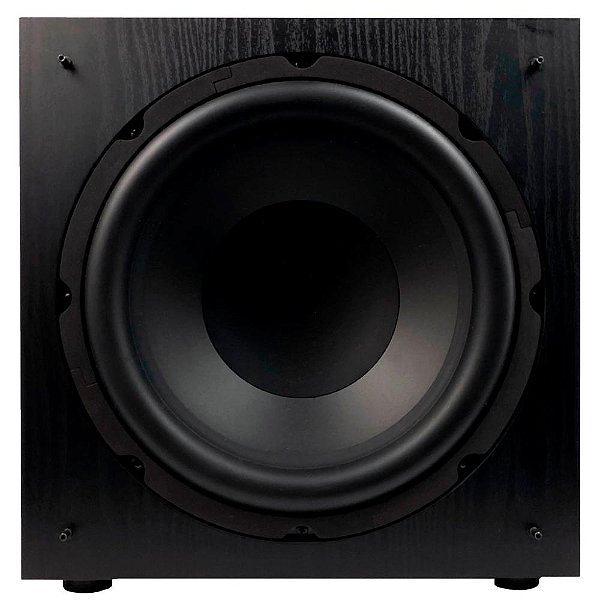 Subwoofer Ativo Elac SUB1025 Amplificador Classe D de 10 Polegadas 200 watts Preto 127V
