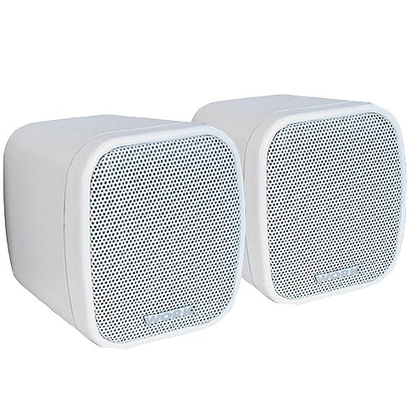 Work Pro Neo 3 Par de Caixas Acústicas para Som Ambiente IP54 2,5" Pol. 50W 8 Ohms Branco