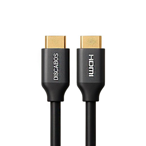 Cabo HDMI Cinza Platino de Alta Qualidade Discabos HDR 4K 60HZ HDR 5 metros
