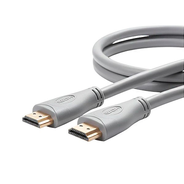 Cabo HDMI Platino Discabos HDR 4K 60HZ HDR Cobre OFC Alta Qualidade 10 Metros
